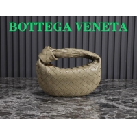 Cheap Price Bottega Veneta Mini Jodie Hobo Bag in Intrecciato Lambskin 651876 Grey 2023