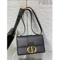 Top Grade Dior 30 Montaigne Bag in Grained Calfskin DR111502 Black 2023