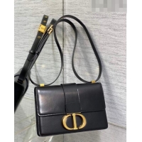 Well Crafted Dior 30 Montaigne Bag in Box Calfskin DR111502 Black 2023