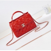 Good Looking Chanel SMALL BOX BAG AS4511 Red