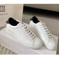 Good Quality Givenchy City Sport Sneakers in Smooth Leather with Logo Tab White/Black 401048