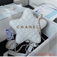 Buy Inexpensive CHANEL STAR HANDBAG AS4579 white