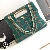 Grade Quality Chanel CLASSIC HANDBAG AS4222 Green