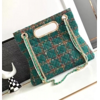 Grade Quality Chanel CLASSIC HANDBAG AS4222 Green