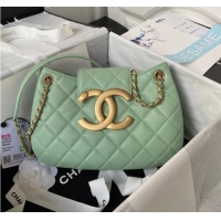 Most Popular Chanel MESSENGER BAG AS4610 Green