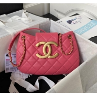 Best Grade Chanel MESSENGER BAG AS4610 Fuchsia