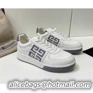 Grade Quality Givenchy G4 sneakers in White Leather Grey 704013