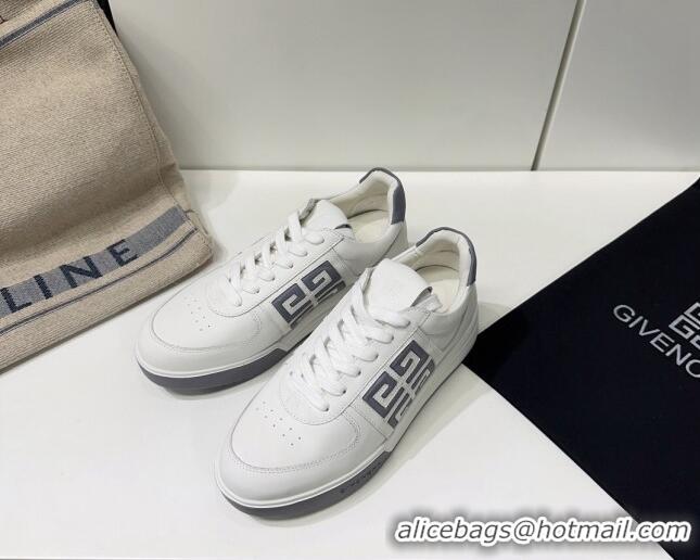 Grade Quality Givenchy G4 sneakers in White Leather Grey 704013