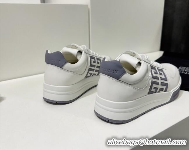 Grade Quality Givenchy G4 sneakers in White Leather Grey 704013