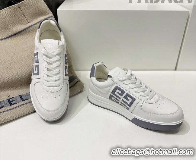 Grade Quality Givenchy G4 sneakers in White Leather Grey 704013