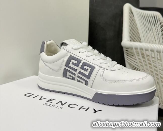 Grade Quality Givenchy G4 sneakers in White Leather Grey 704013