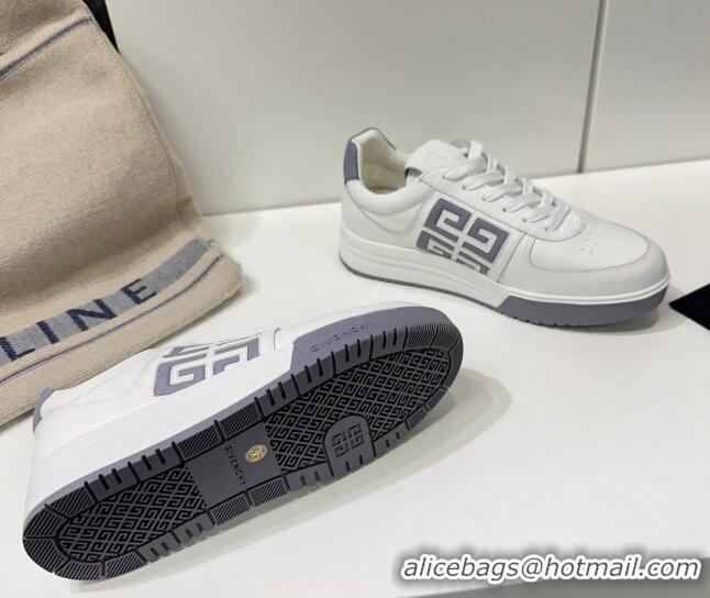 Grade Quality Givenchy G4 sneakers in White Leather Grey 704013