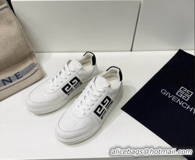 Durable Givenchy G4 sneakers in White Leather Black 704015