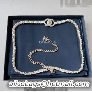 Good Product Chanel Chain Belt C010705 White