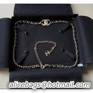 Famous Brand Chanel Chain Belt Black C010706