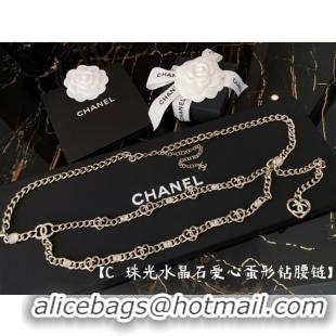 Promotional Chanel Heart Chain Belt CH4315 Gold 2023