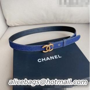 ​Buy Discount Chanel Denim Belt Width 3cm CH0410 Gold