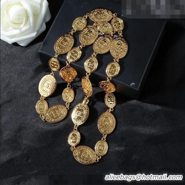 Traditional Specials Chanel Coin Chain Belt CH0628 Gold