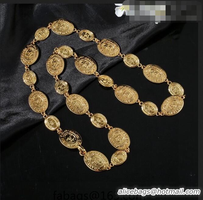 Traditional Specials Chanel Coin Chain Belt CH0628 Gold