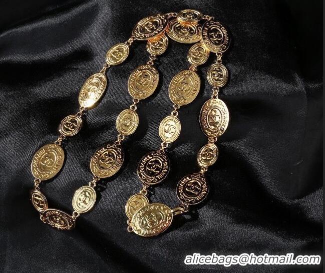 Traditional Specials Chanel Coin Chain Belt CH0628 Gold