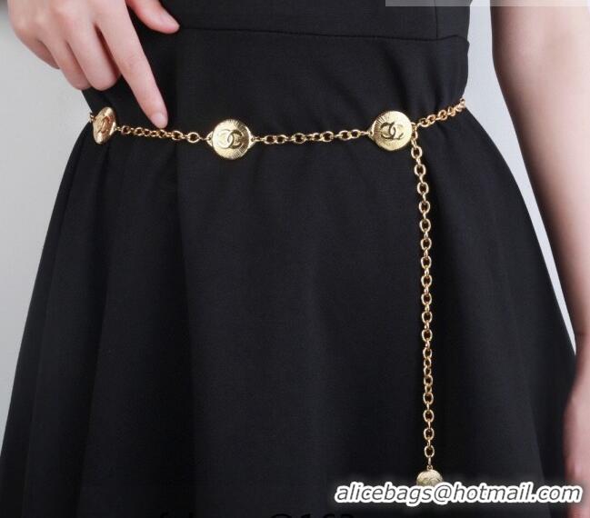 Promotional Chanel Vintage Chain Belt 0628 Gold 2023