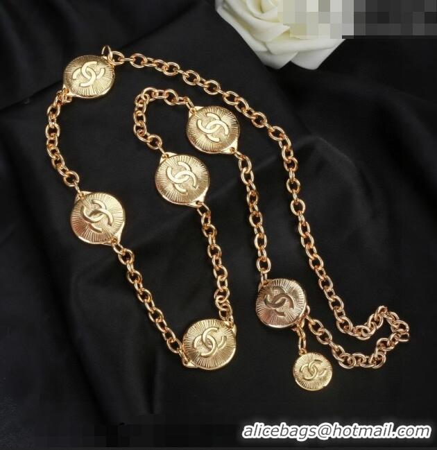 Promotional Chanel Vintage Chain Belt 0628 Gold 2023