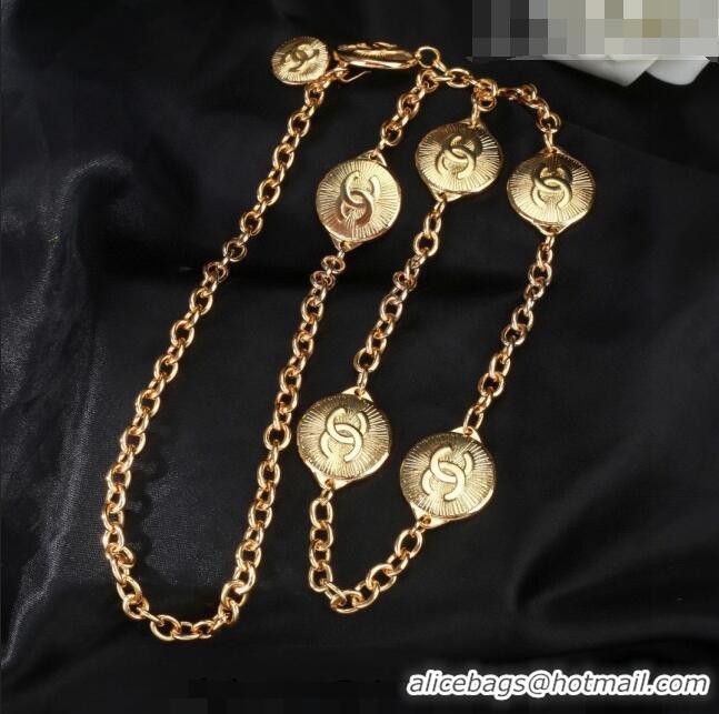 Promotional Chanel Vintage Chain Belt 0628 Gold 2023