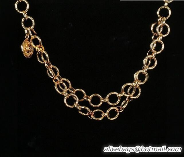 Pretty Style Chanel Ring Chain Belt 0628 Gold 2023