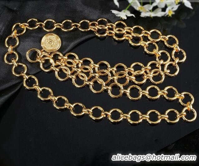 Pretty Style Chanel Ring Chain Belt 0628 Gold 2023