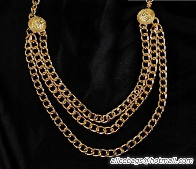 Traditional Specials Chanel Lion Chain Belt 0628 Gold 2023