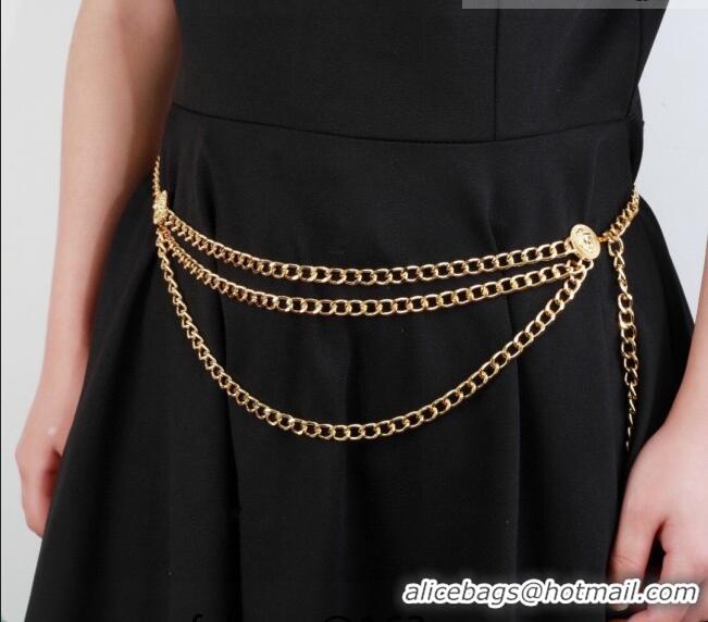 Traditional Specials Chanel Lion Chain Belt 0628 Gold 2023