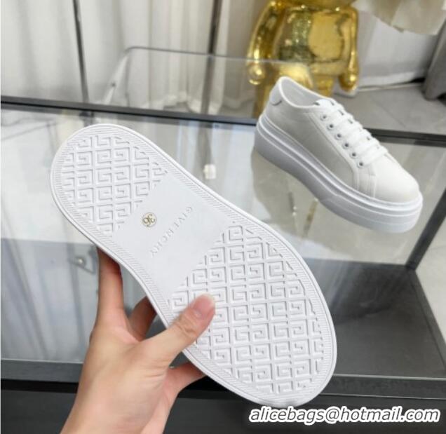 Buy Luxury Givenchy City platform sneakers in canvas White 704017