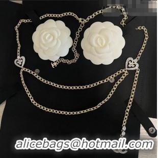 Market Sells Chanel Crystal Heart Chain Belt CH111408 2023