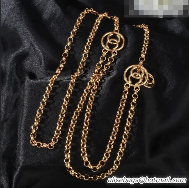 Buy Cheapest Chanel Chain Belt CH111411 Gold 2023