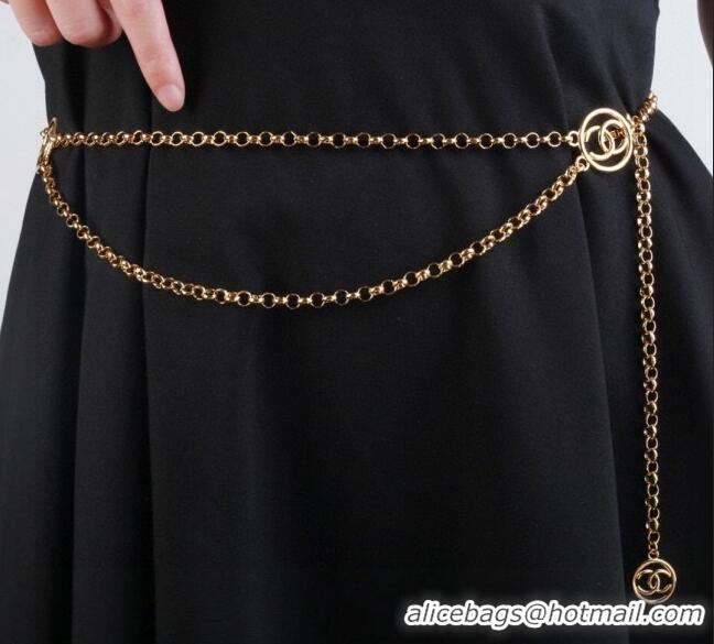 Buy Cheapest Chanel Chain Belt CH111411 Gold 2023