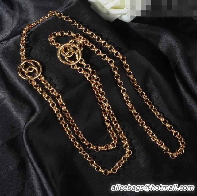 Buy Cheapest Chanel Chain Belt CH111411 Gold 2023