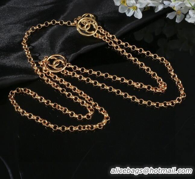 Buy Cheapest Chanel Chain Belt CH111411 Gold 2023