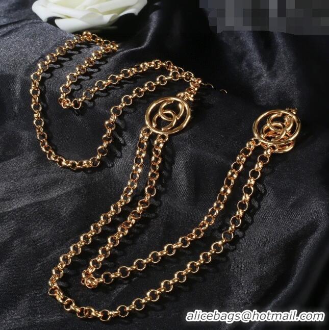 Buy Cheapest Chanel Chain Belt CH111411 Gold 2023