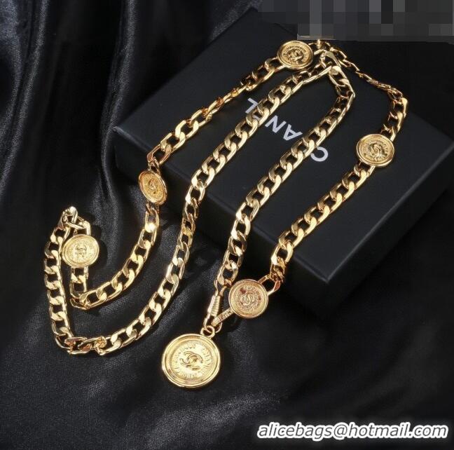 Buy Cheapest Chanel Chain Belt CH111411 Gold 2023