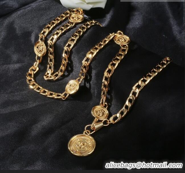 Buy Cheapest Chanel Chain Belt CH111411 Gold 2023