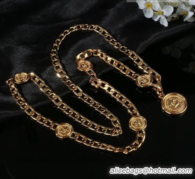 Buy Cheapest Chanel Chain Belt CH111411 Gold 2023