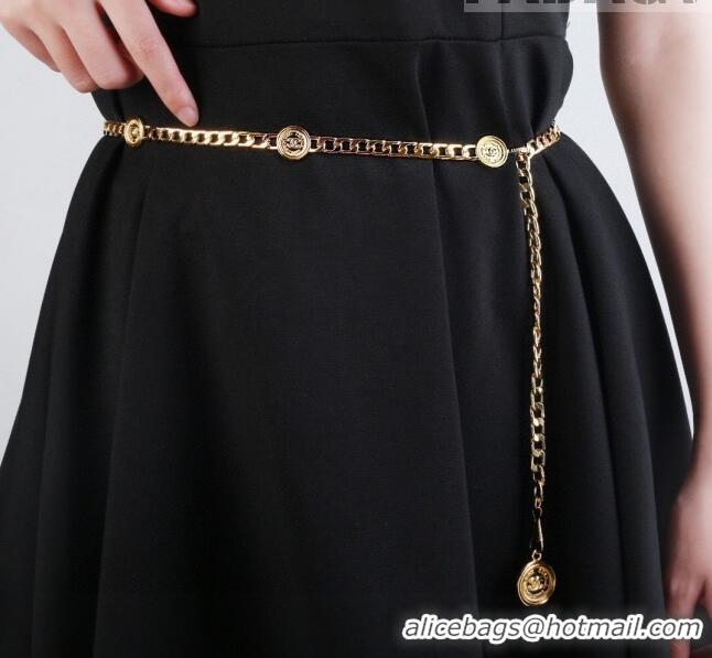 Buy Cheapest Chanel Chain Belt CH111411 Gold 2023