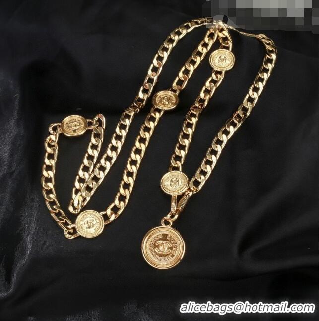 Buy Cheapest Chanel Chain Belt CH111411 Gold 2023