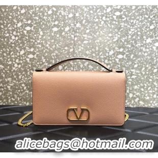 Promotional VALENTINO grain calfskin leather bag 0688 Pink