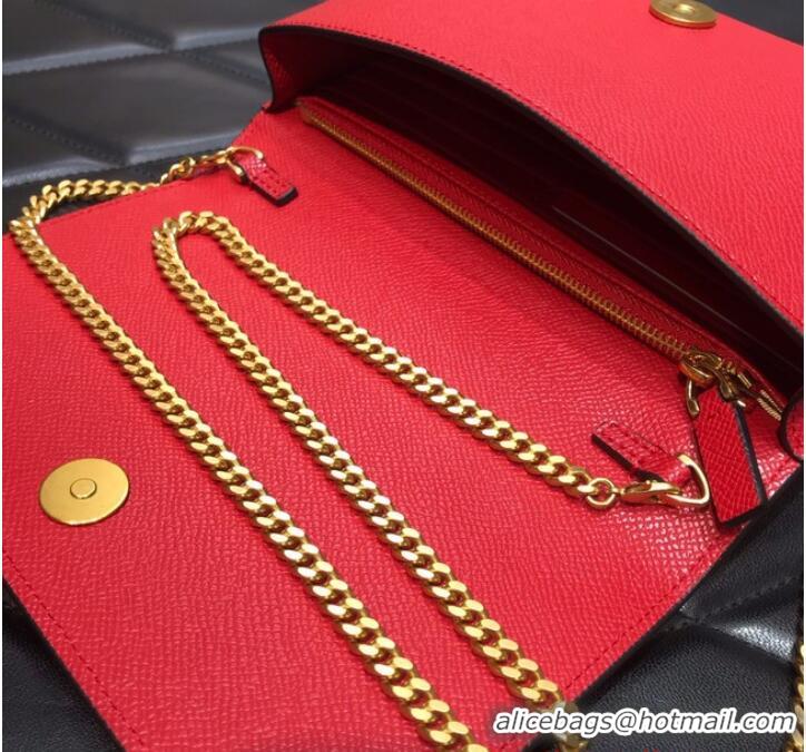 Top Grade VALENTINO grain calfskin leather bag 0688 Red