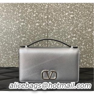 Promotional VALENTINO grain calfskin leather bag 0688 Silver