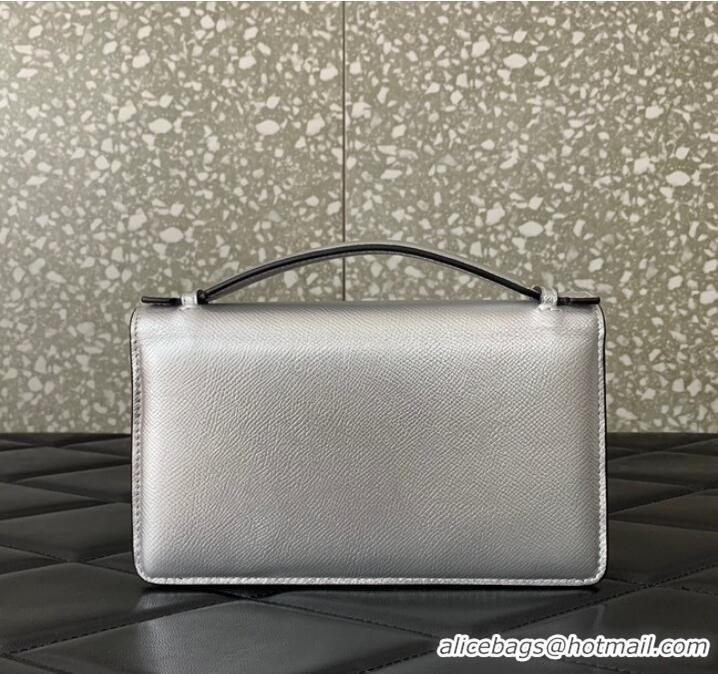 Promotional VALENTINO grain calfskin leather bag 0688 Silver