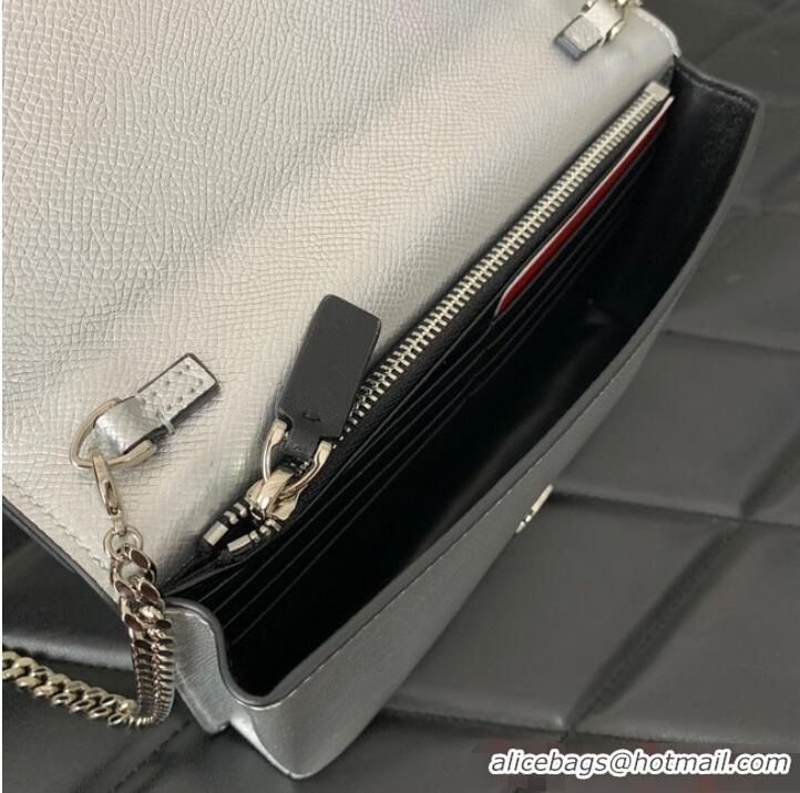 Promotional VALENTINO grain calfskin leather bag 0688 Silver