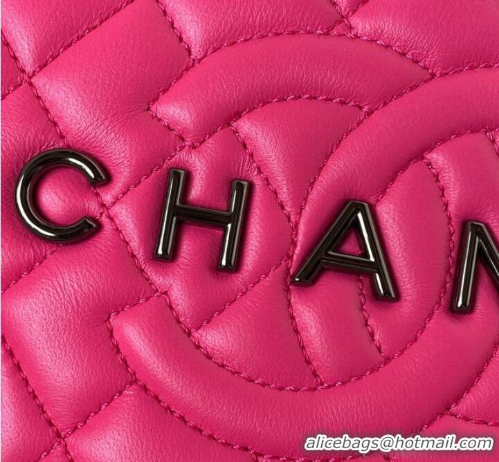 Well Crafted CHANEL STAR HANDBAG AS4579 & Guns-Tone Metal Fuchsia