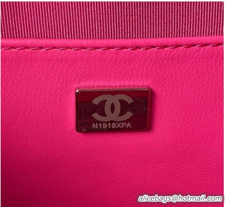 Well Crafted CHANEL STAR HANDBAG AS4579 & Guns-Tone Metal Fuchsia